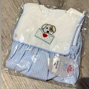 Baby Sen Boy Bubble Valentine's Day puppy